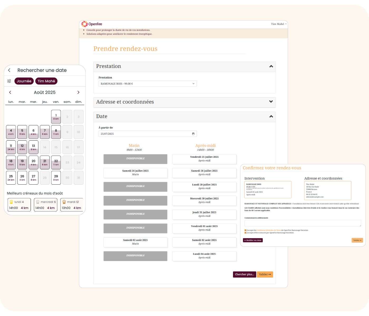 Logiciel de prise de RDV en ligne